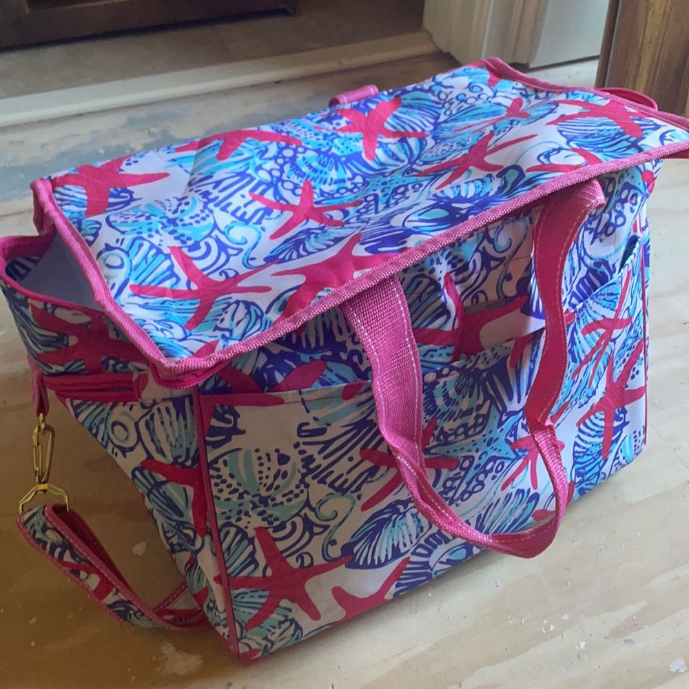 Lilly Pulitzer starfish cooler bag